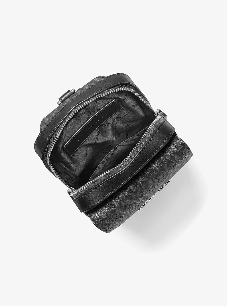 Ri&ntilde;onera bandolera Hudson con logotipo in NEGRO | Michael Kors