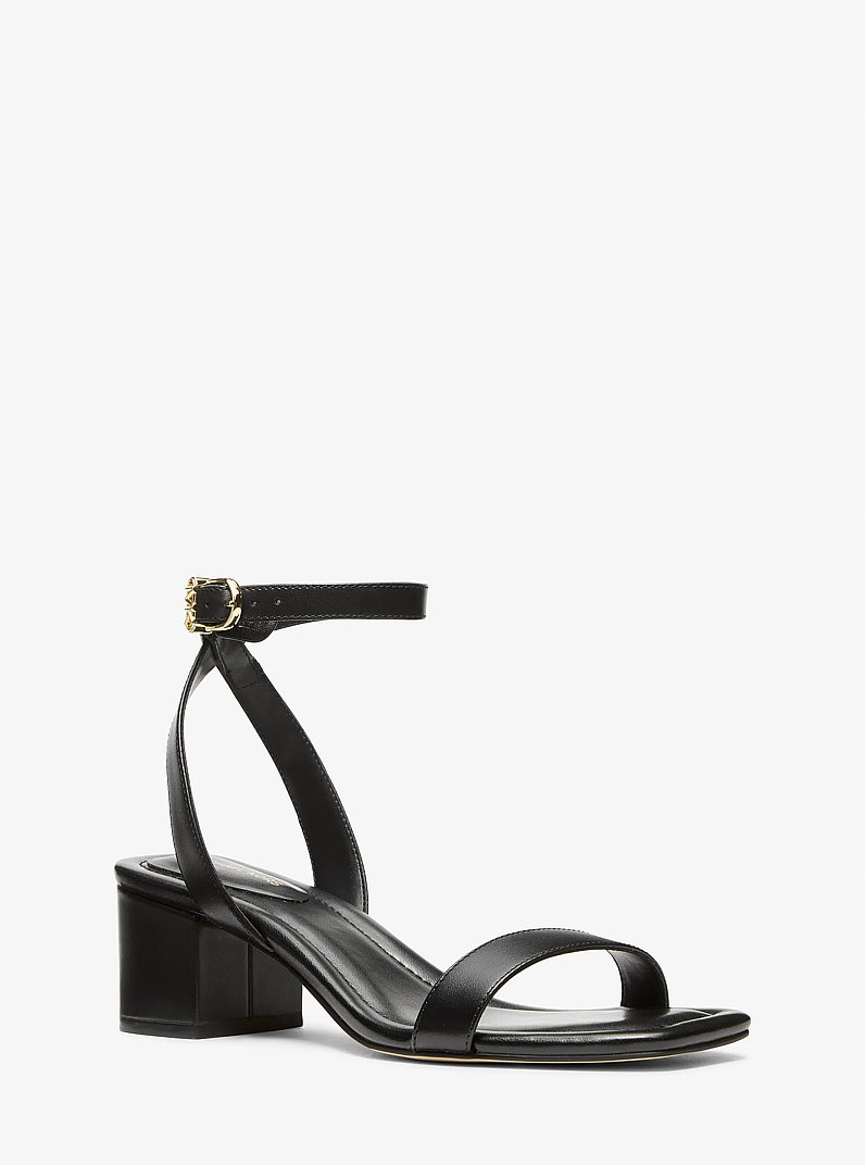 Sandalia Merriam de piel in NEGRO | Michael Kors