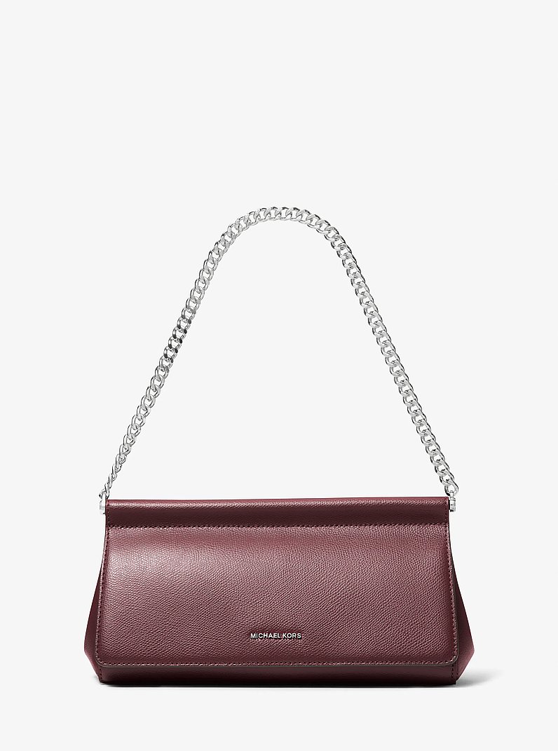 Carmine Medium Leather Pochette