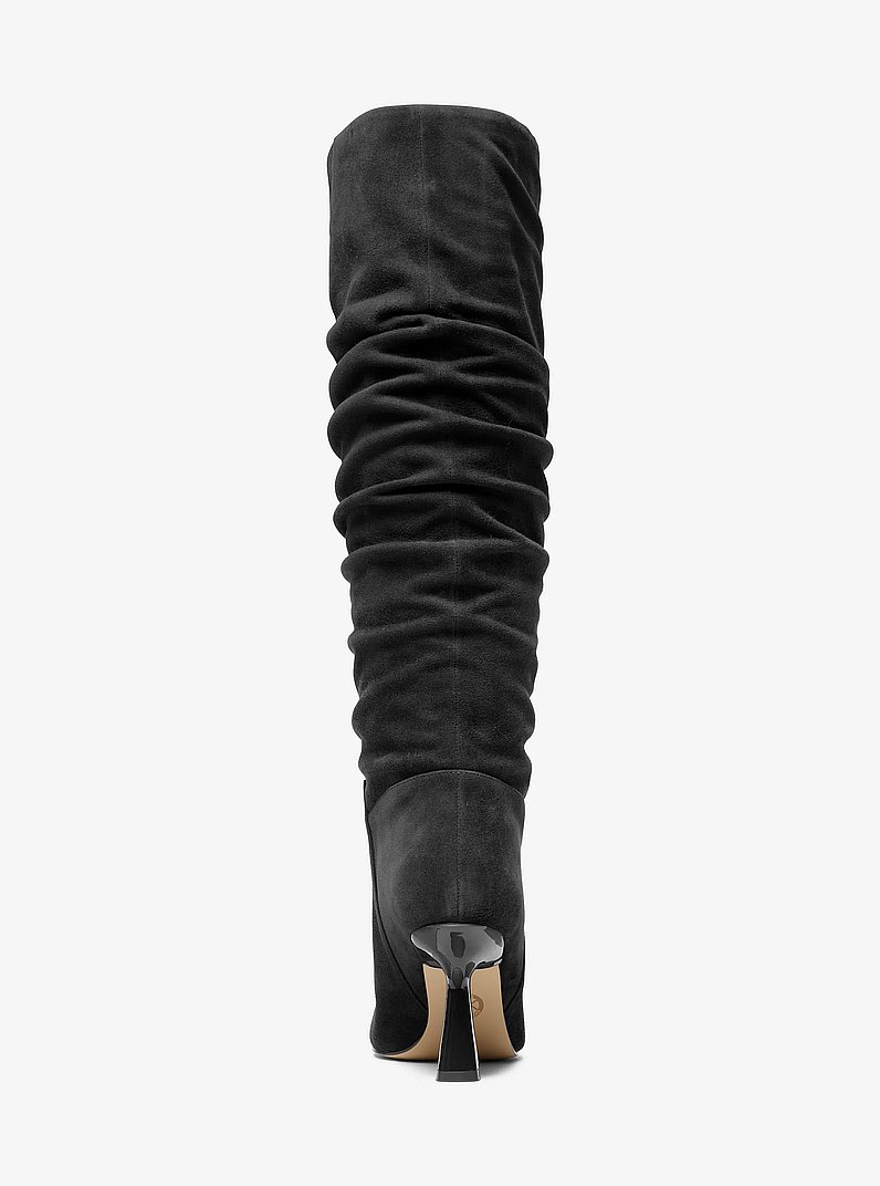 Amali Suede Boot in BLACK | Michael Kors