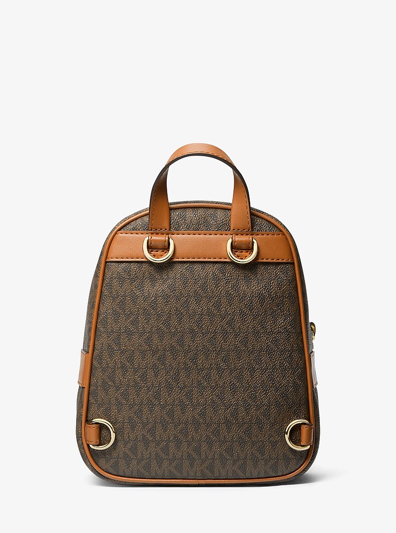 Elliot Extra-Small Logo Backpack in BRN/ACORN | Michael Kors