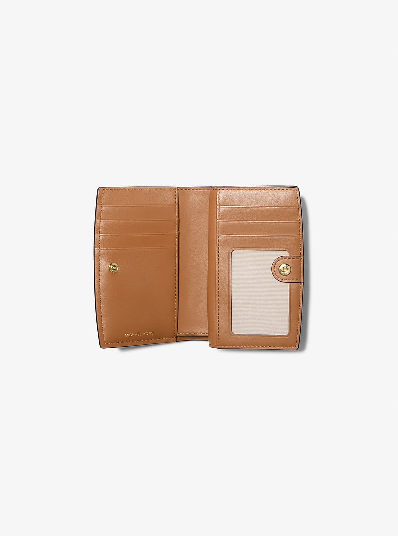 Bryant Medium Signature Logo Wallet in BRN/ACORN | Michael Kors