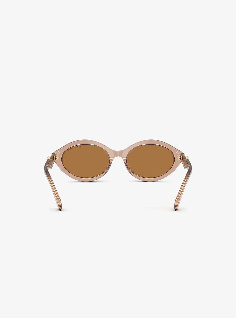 Carlazzo Sunglasses in BROWN TRANSPARENT | Michael Kors