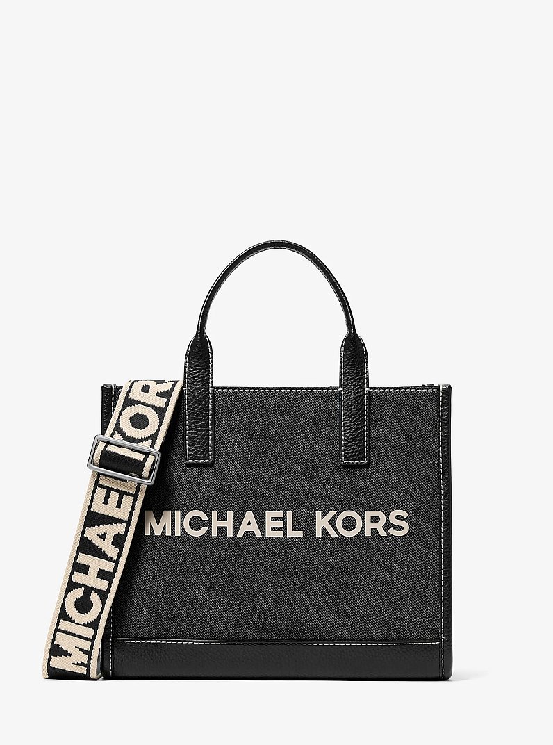 Cooper Denim Convertible Crossbody Bag in BLACK WASH | Michael Kors
