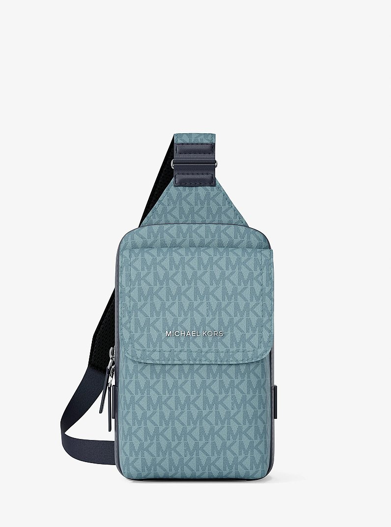 Sac &agrave; une bretelle Hudson &agrave; logo Signature in CHAMBRAI | Michael Kors