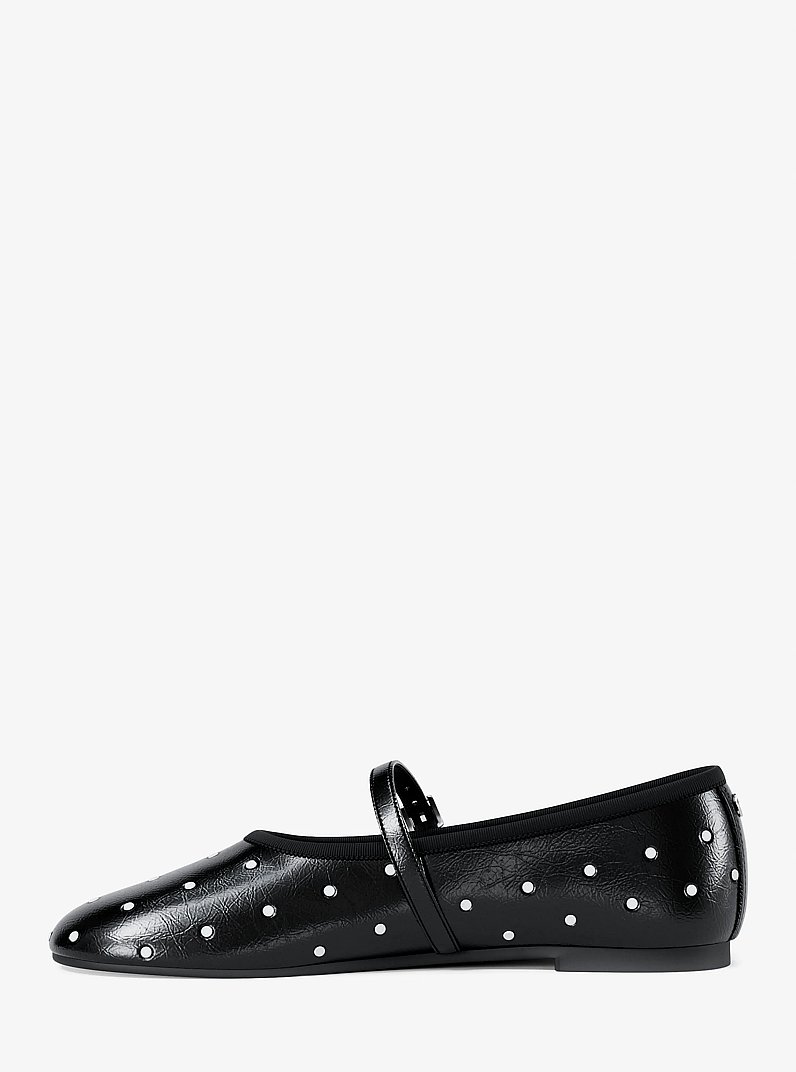 Ballerina Phoebe con borchie in NERO | Michael Kors