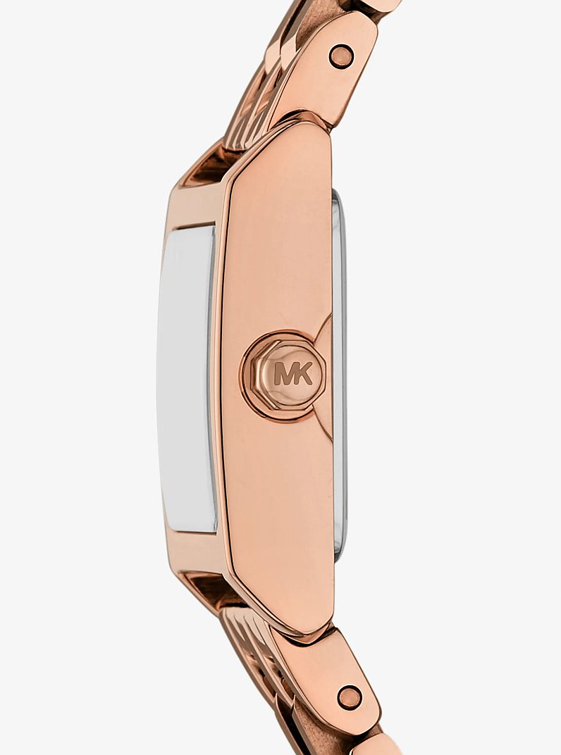 Micro Georgie Rose-Gold Tone Watch in ROSE GOLD | Michael Kors