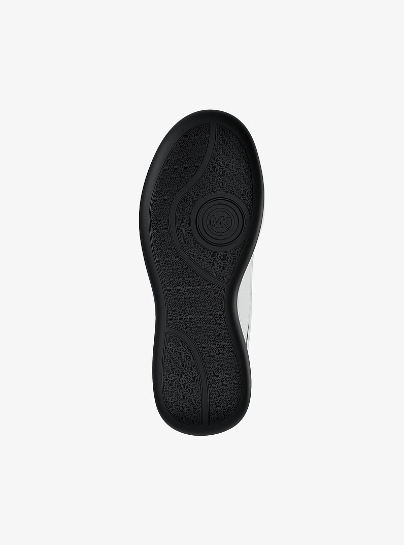 Emmy Mixed-Media Wedge Trainer in BLACK | Michael Kors