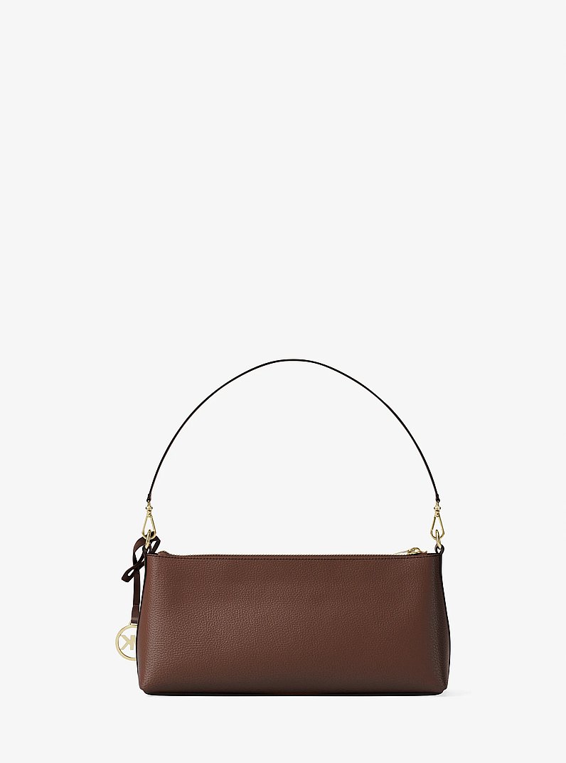 Carson Small Leather Convertible Crossbody Bag in NUTMEG | Michael Kors
