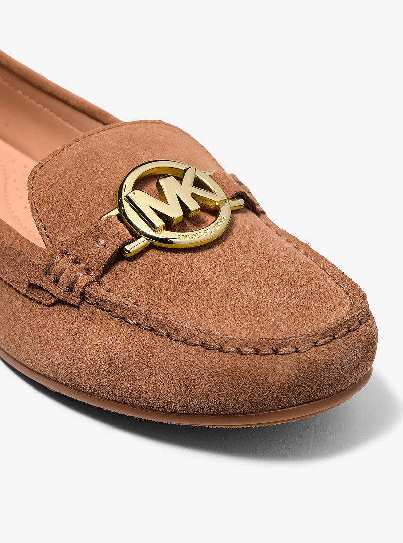 Fulton Suede Loafer in LUGGAGE | Michael Kors