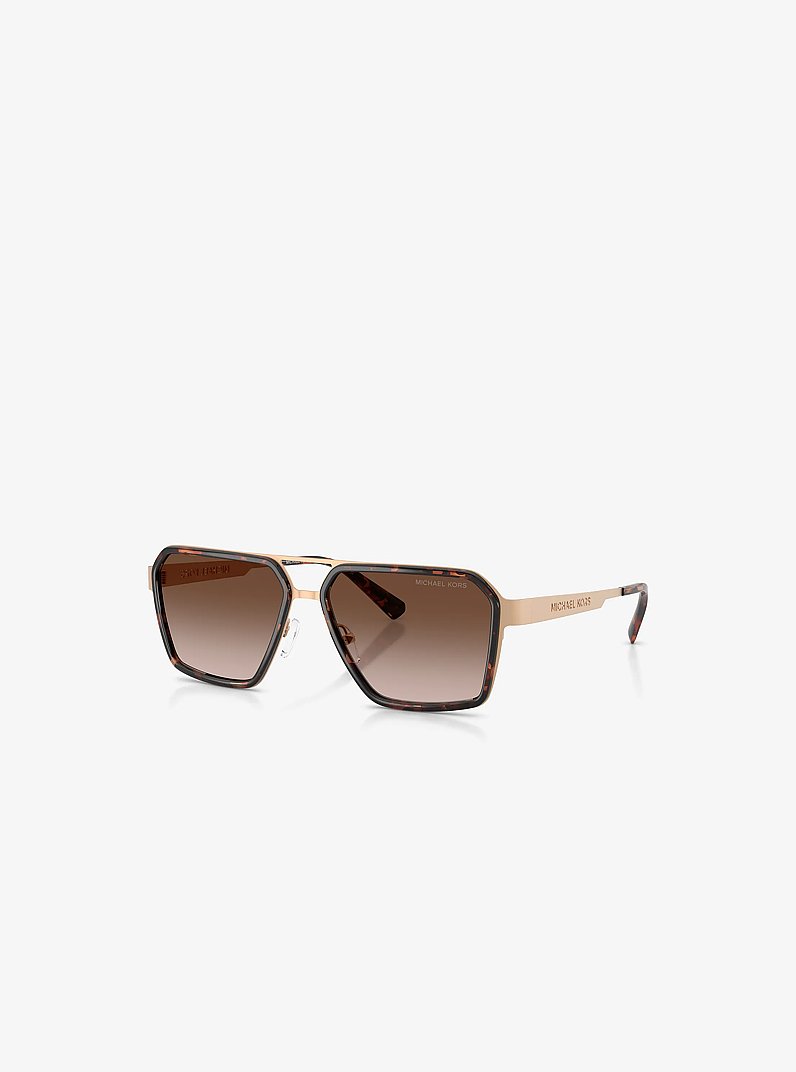 Oxford Sunglasses in BEIGE GOLD | Michael Kors