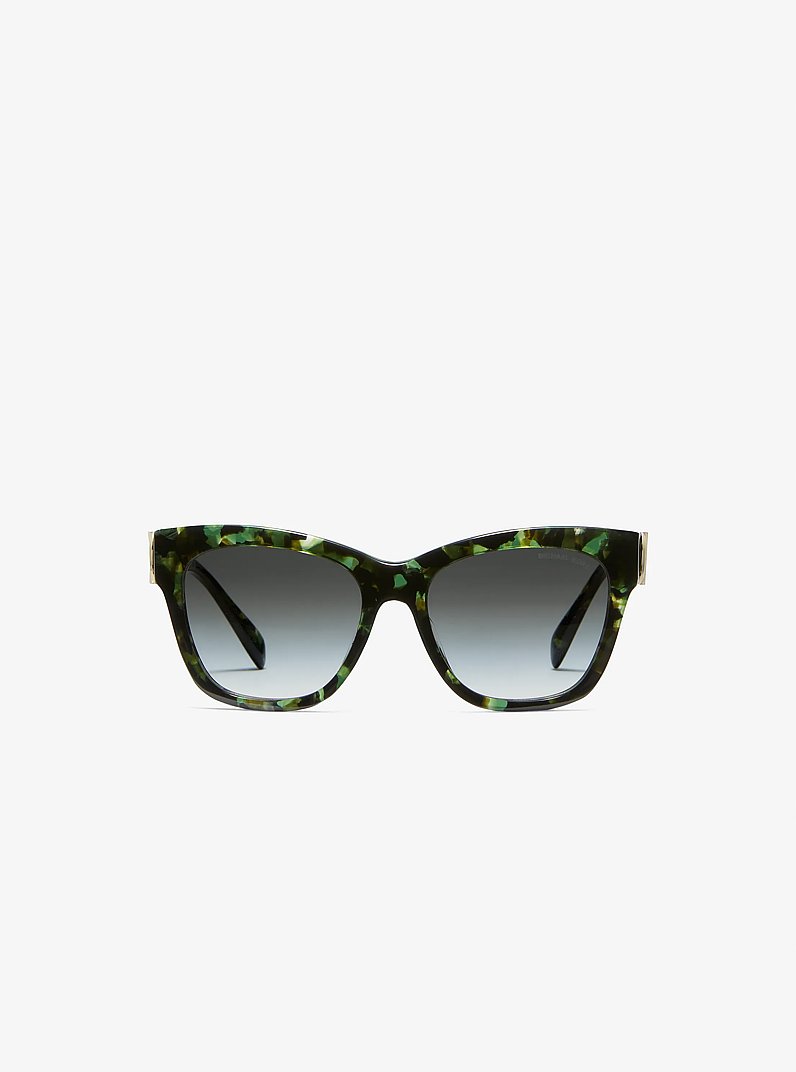 Quadratische Sonnenbrille Empire in AMAZONASGR&Uuml;N | Michael Kors