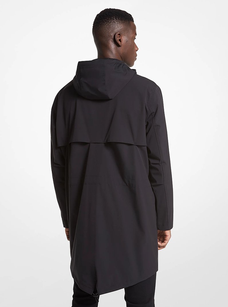 Woven Hooded Parka in BLACK | Michael Kors
