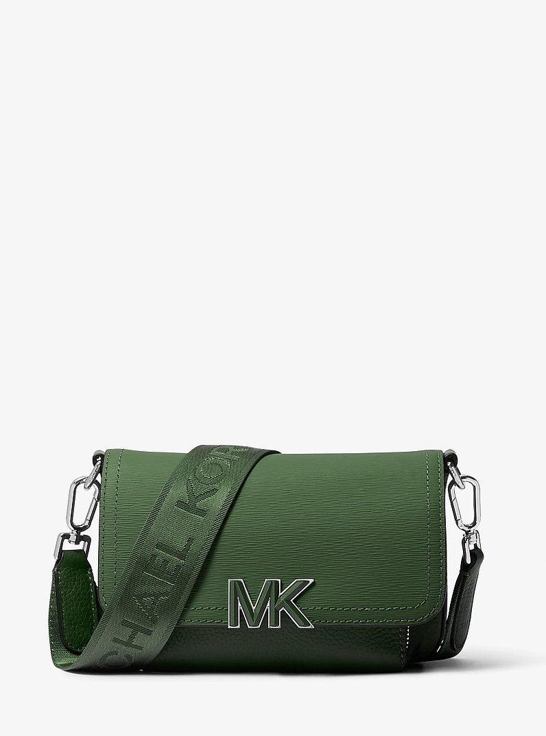 Bandolera Hudson de piel texturizada