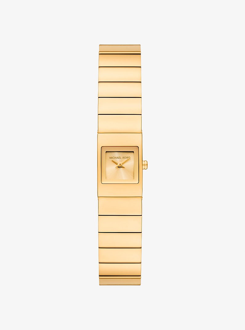 Mini Darrington Gold-Tone Watch in GOLD | Michael Kors