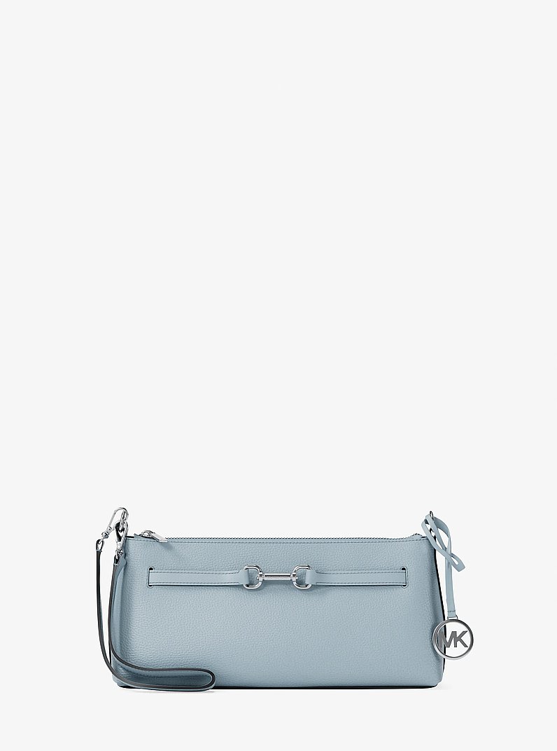 Bandolera Carson peque&ntilde;a convertible de piel granulada in OC&Eacute;ANO P&Aacute;LIDO | Michael Kors