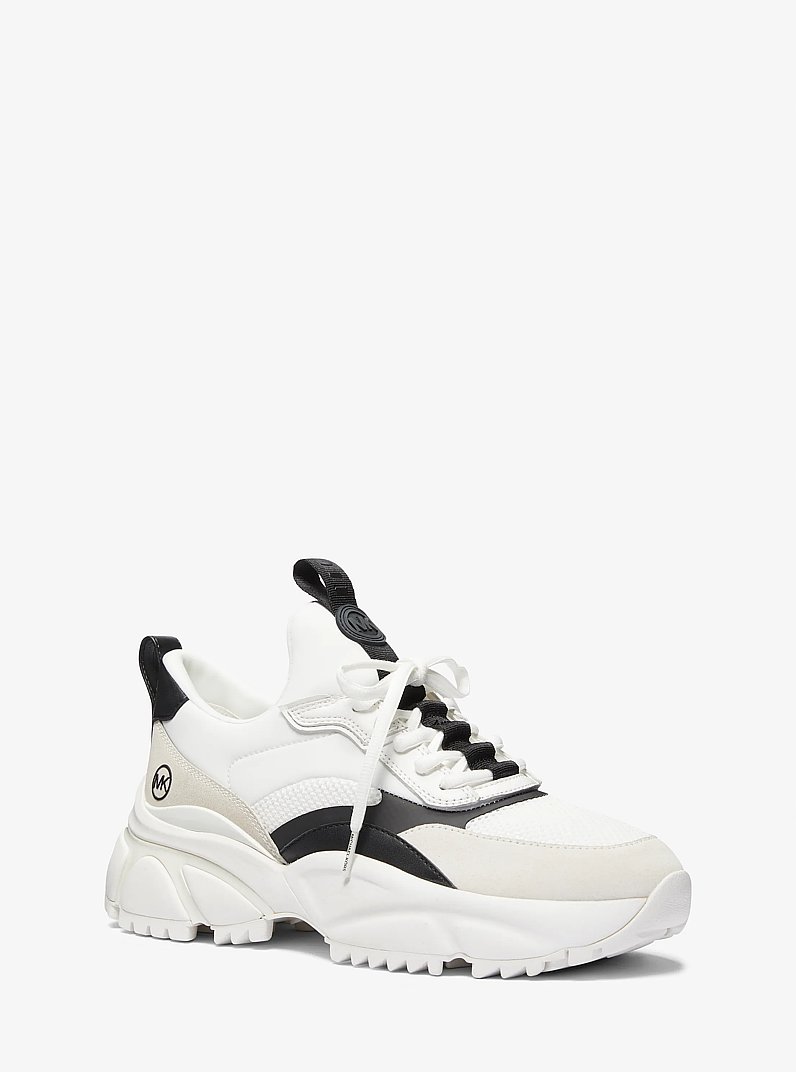 Zapatilla Darius de varios materiales in BLANCO/NEGRO | Michael Kors