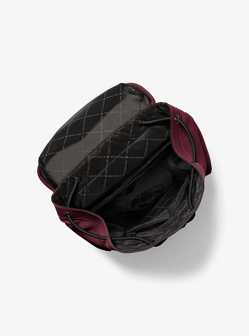 Sac &agrave; dos Hudson en cuir grain&eacute; in M&Ucirc;RE | Michael Kors