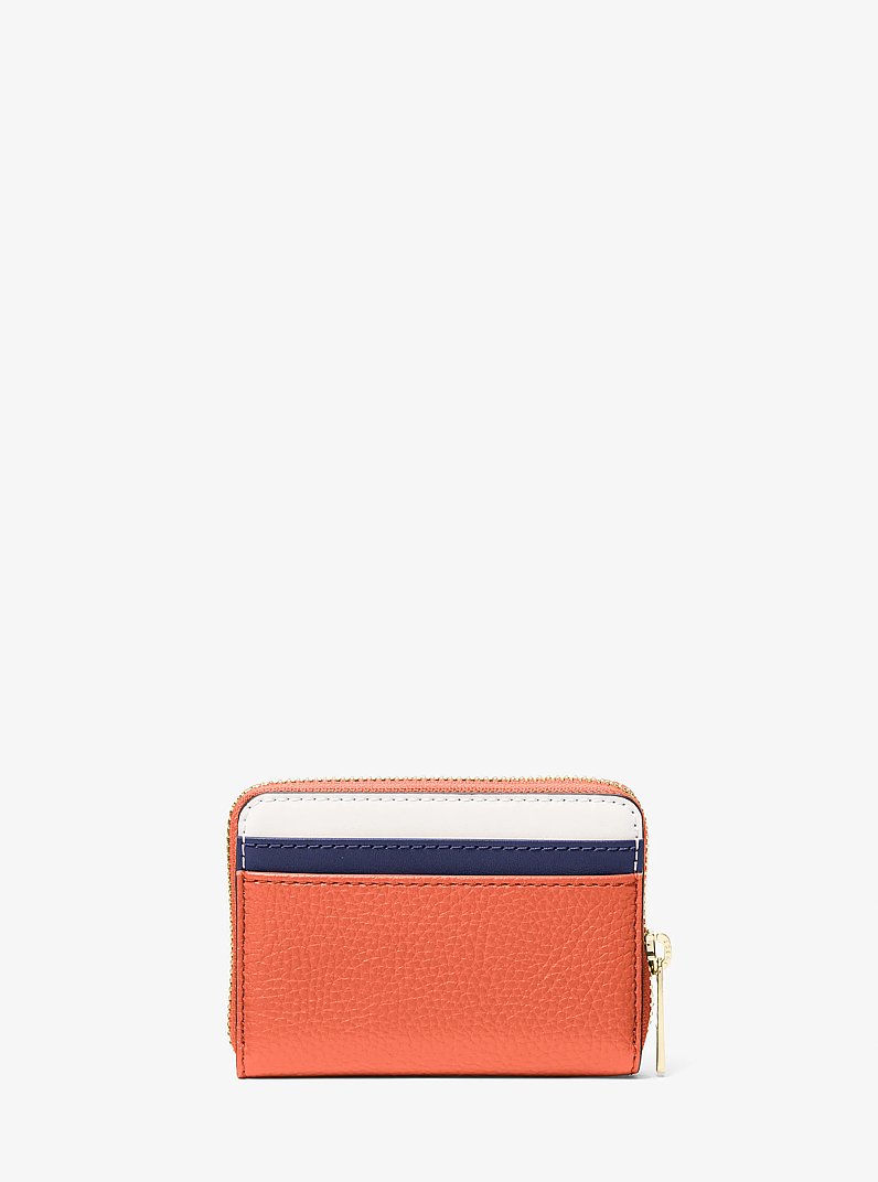 Jet Set Travel Medium Color-Block Wallet in RED CLAY MLT | Michael Kors