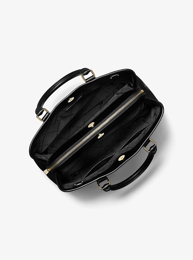Camille Large Satchel in BLACK | Michael Kors