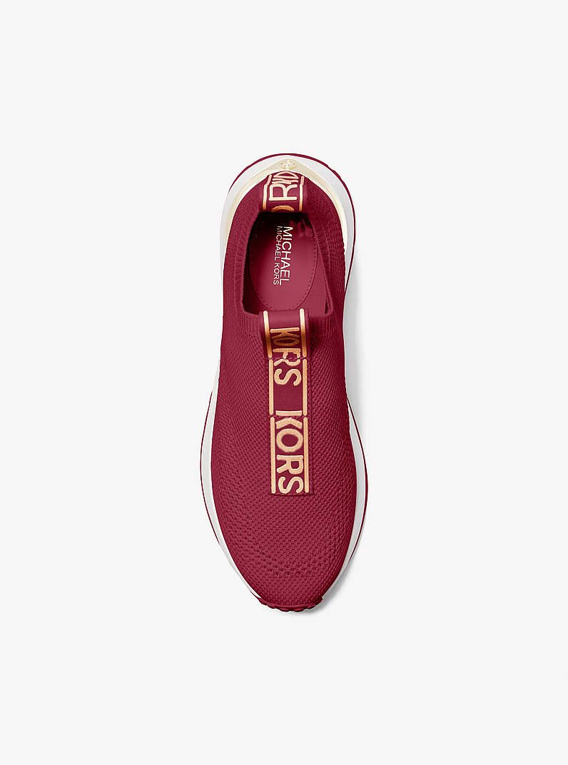 Bodie Logo Tape Stretch Knit Slip-On Trainer