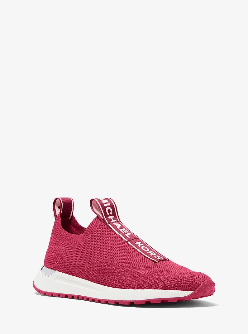 Bodie Knit Slip-On Sneaker in DK RASPBERRY | Michael Kors
