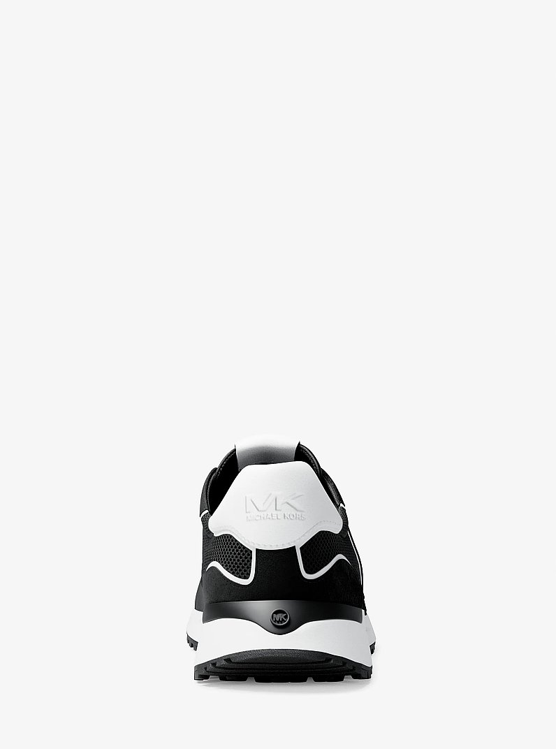 Dax Mixed-Media Trainer in BLACK | Michael Kors