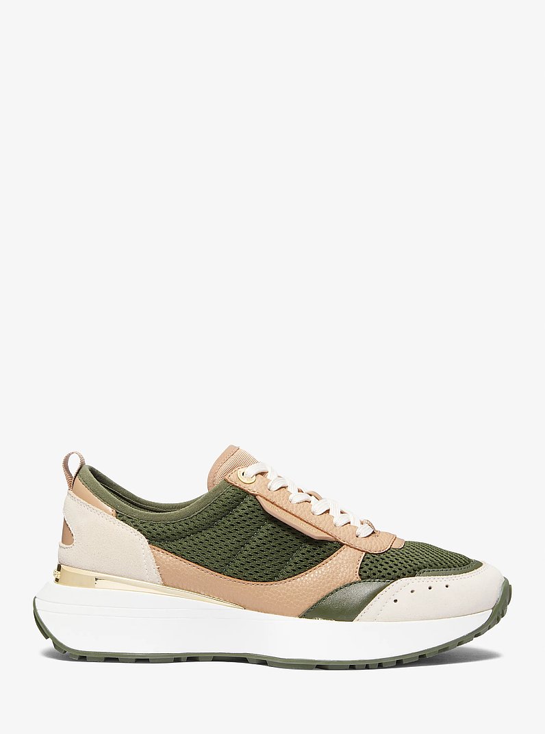 Zapatilla Flynn de malla y piel