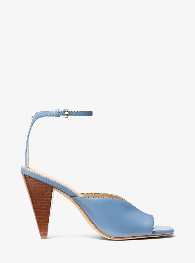 Electra Leather Sandal in FRENCH BLUE | Michael Kors