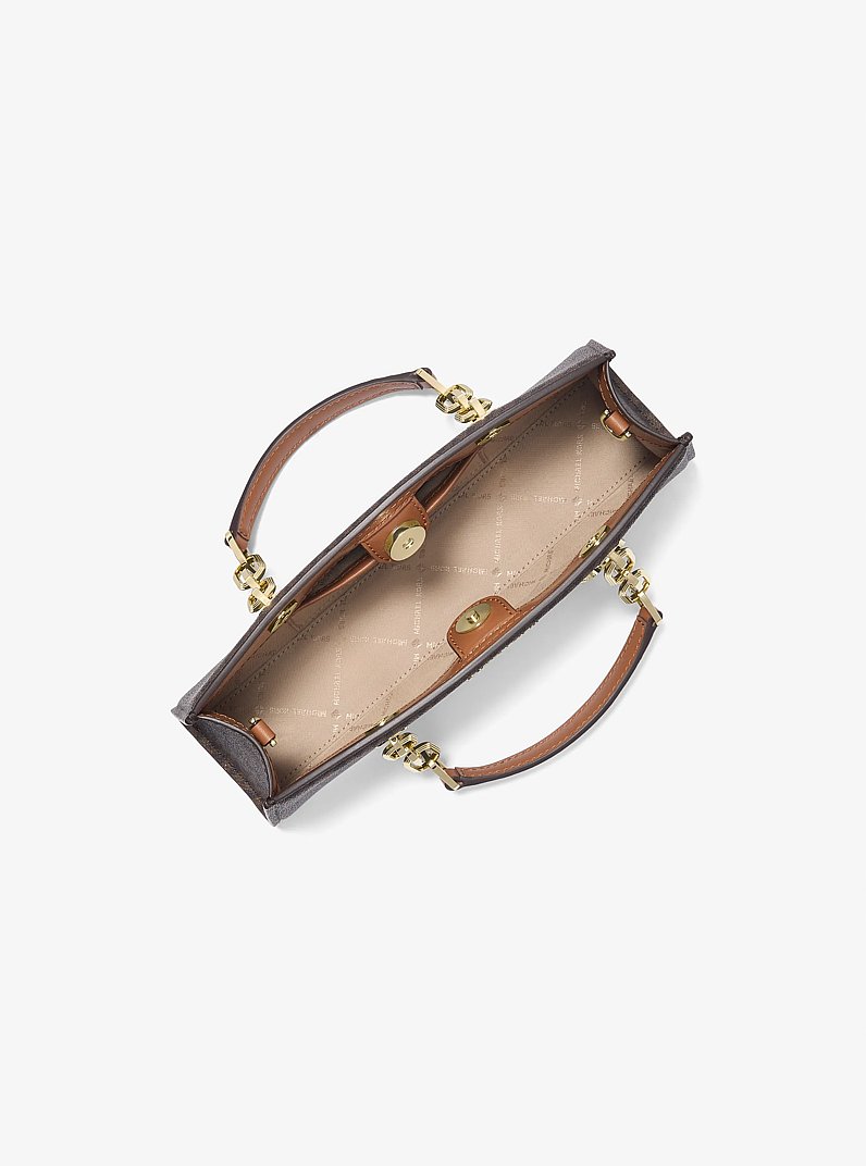 Petit sac Cynthia &agrave; logo Signature in BRONZE/NOISETTE | Michael Kors