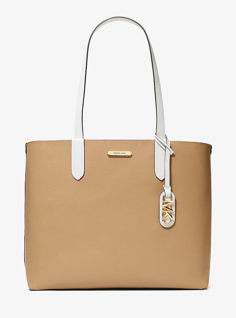 Eliza Extra-Large Pebbled Leather Reversible Tote Bag
