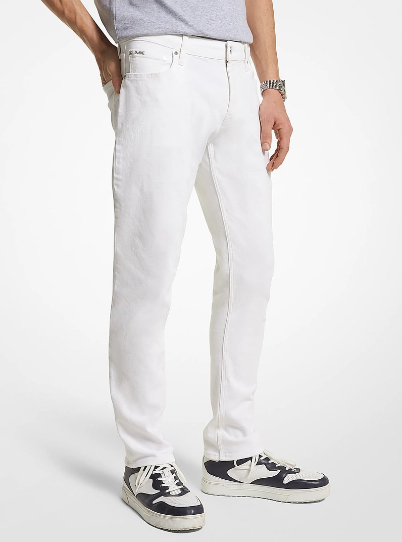 Slim-Fit Jeans in WHITE | Michael Kors
