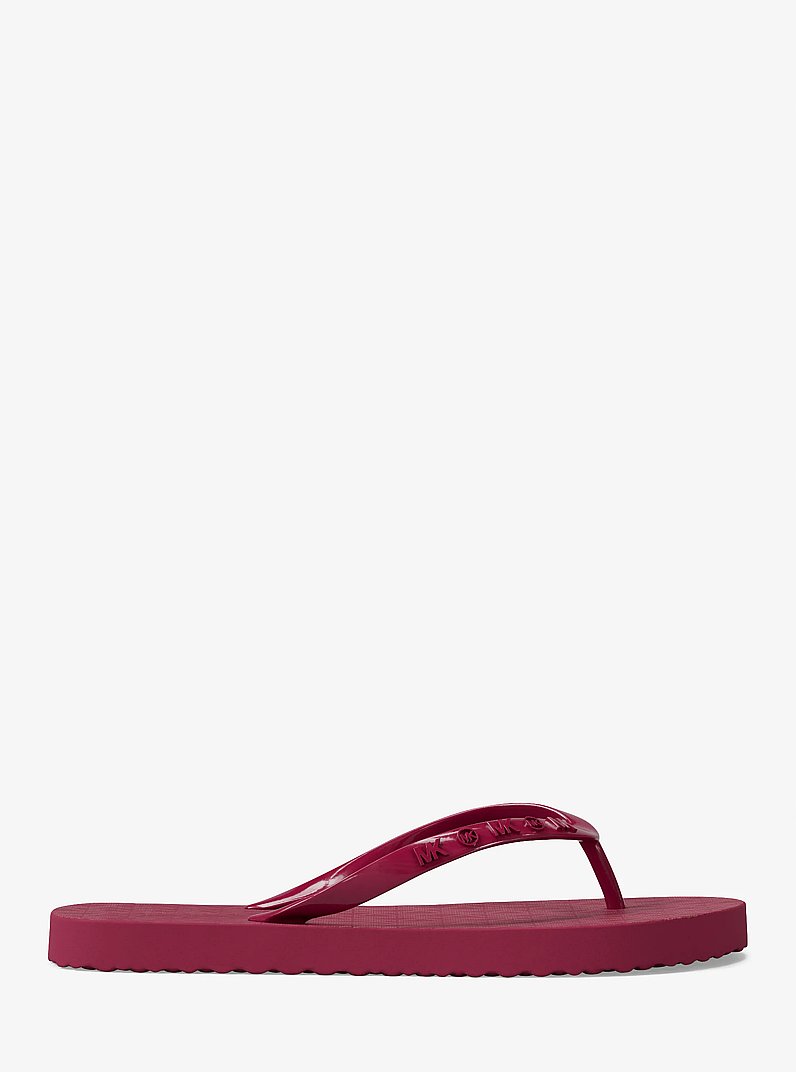 Sandale de plage &agrave; logo Signature in FRAMBOISE FONC&Eacute; | Michael Kors