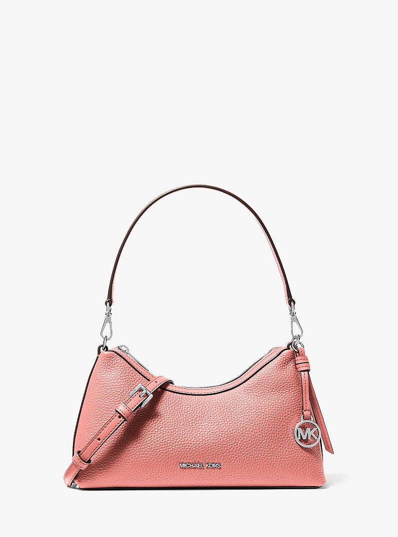 Petit sac &agrave; bandouli&egrave;re convertible Sammy en cuir grain&eacute; in SUNSET ROSE | Michael Kors