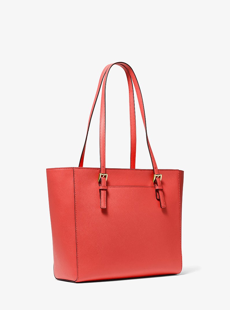 Jet Set Charm Medium Saffiano Leather Tote Bag