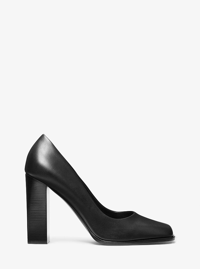 Zapato de sal&oacute;n Jeanne de piel in NEGRO | Michael Kors