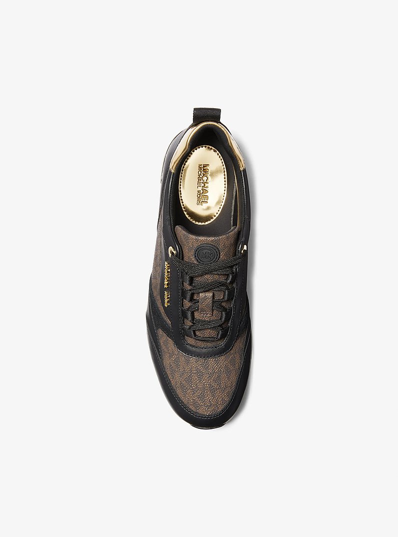 Basket Allie Stride en cuir &agrave; logo