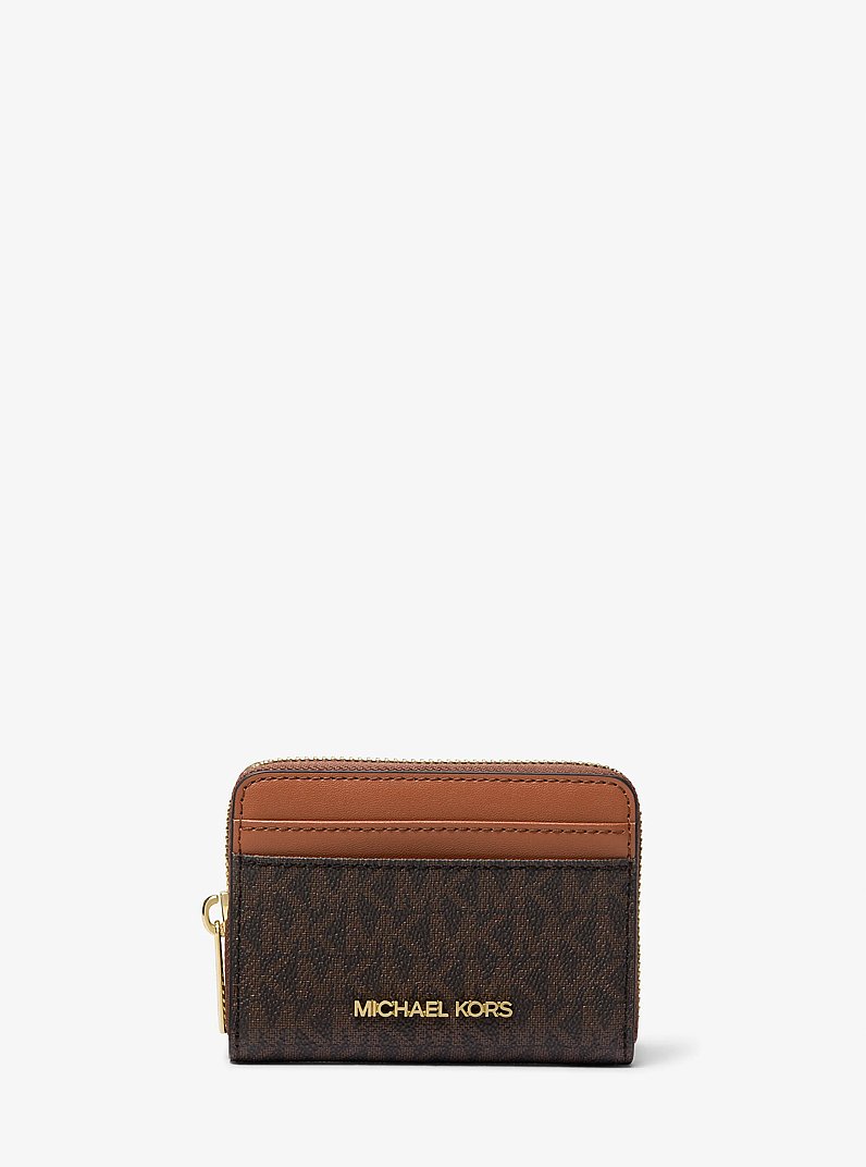 Jet Set Travel Medium Logo Zip-Around Card Case