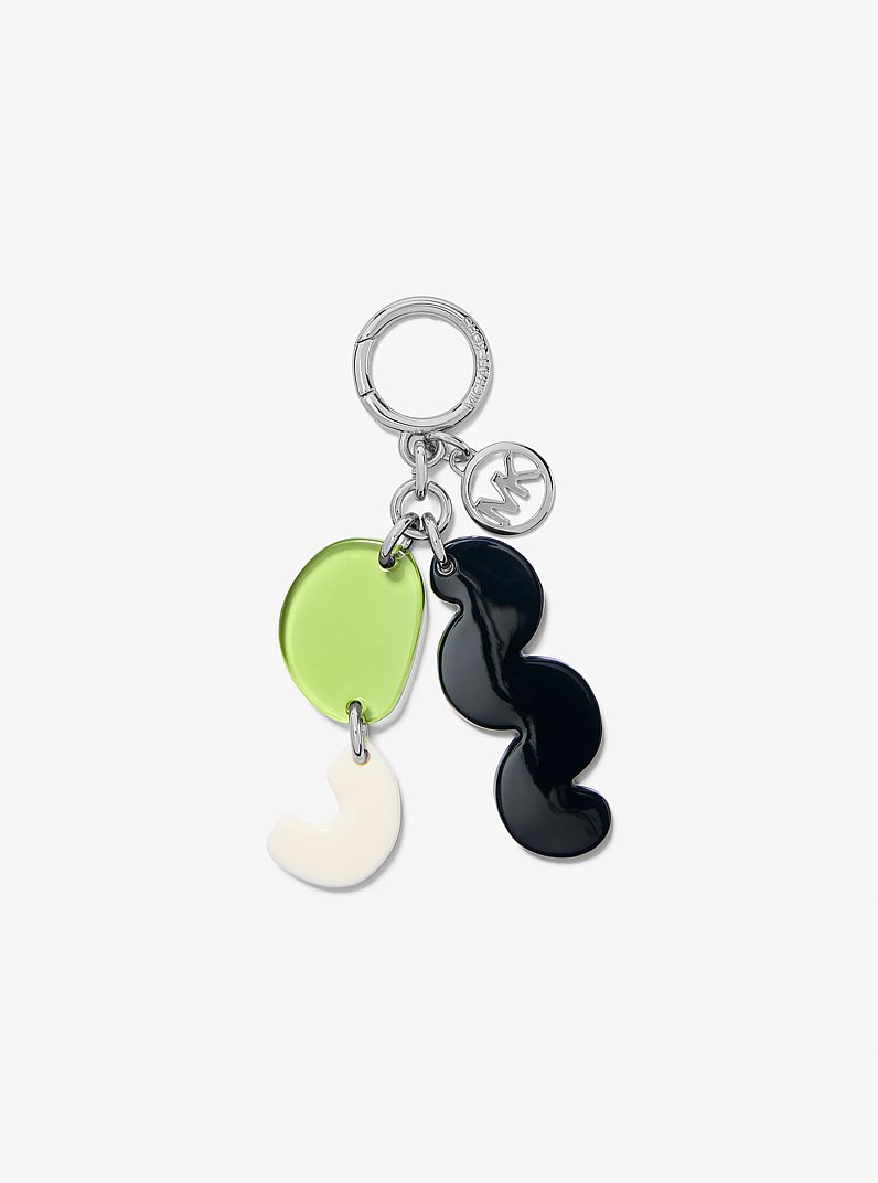 Abstract Key Chain in NAVY MULTI | Michael Kors