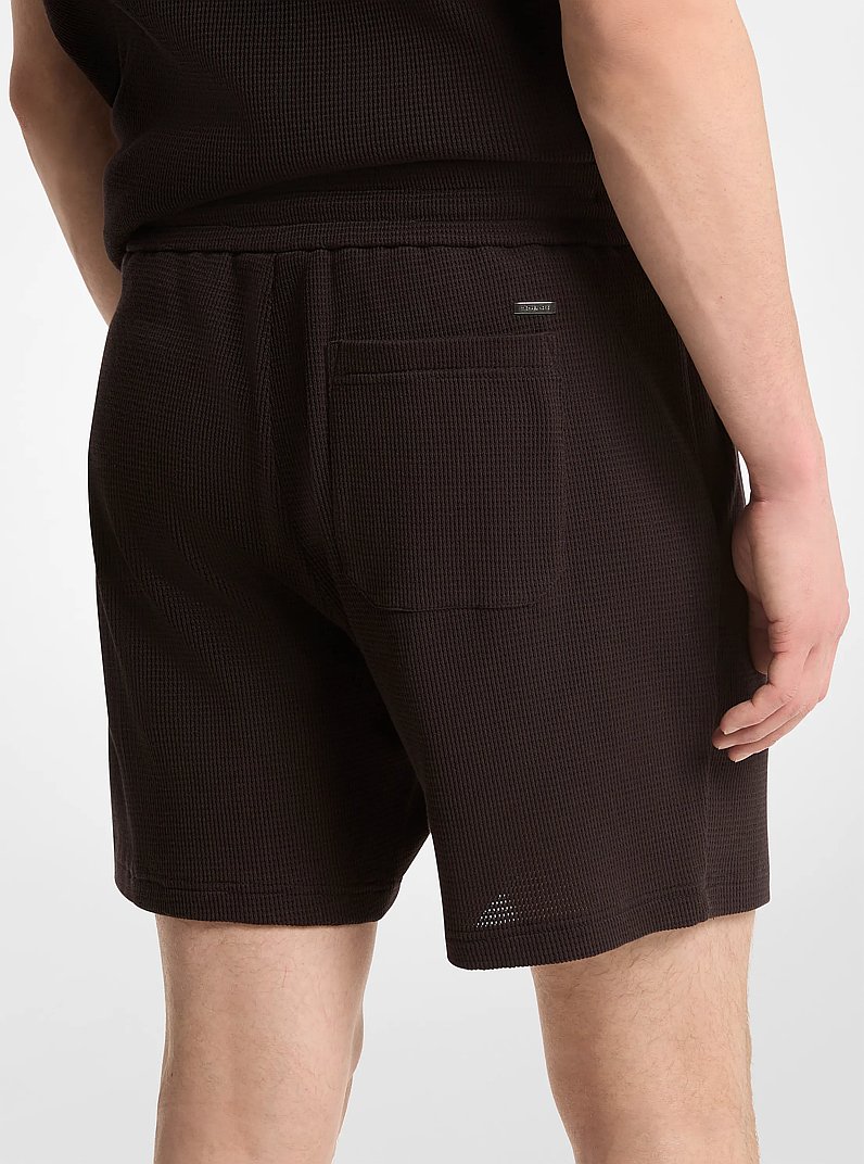 Waffle Knit Shorts in NEGRO | Michael Kors