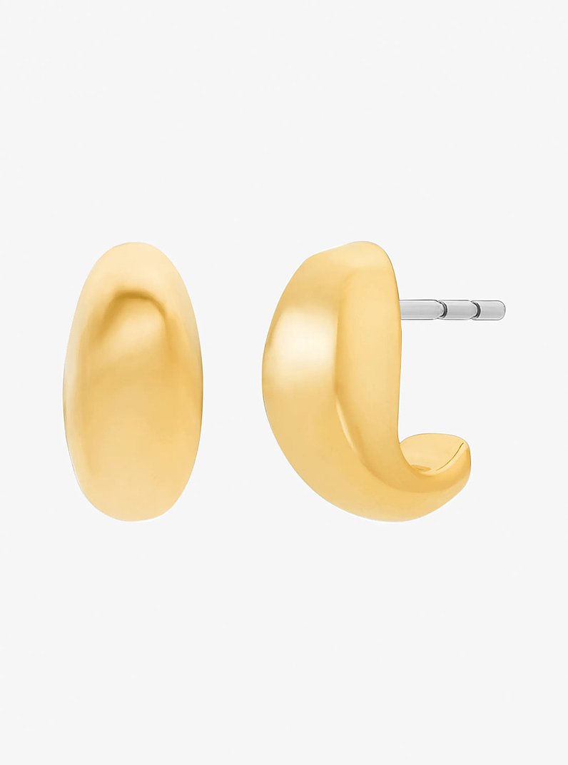 Boucles d'oreilles huggies demi-cercle in OR | Michael Kors