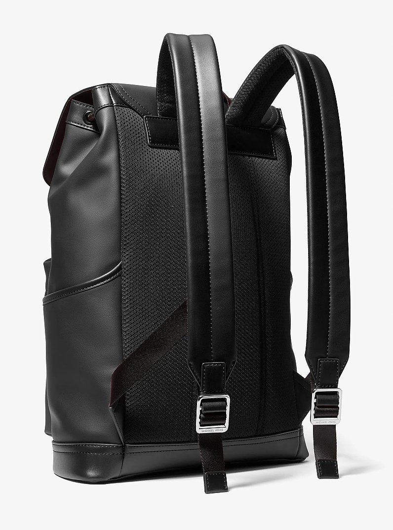 Kole Flap Pocket Backpack in BLACK | Michael Kors