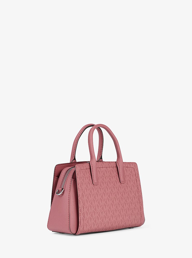 Laila Extra-Small Signature Logo Crossbody Bag in ROSEWOOD | Michael Kors
