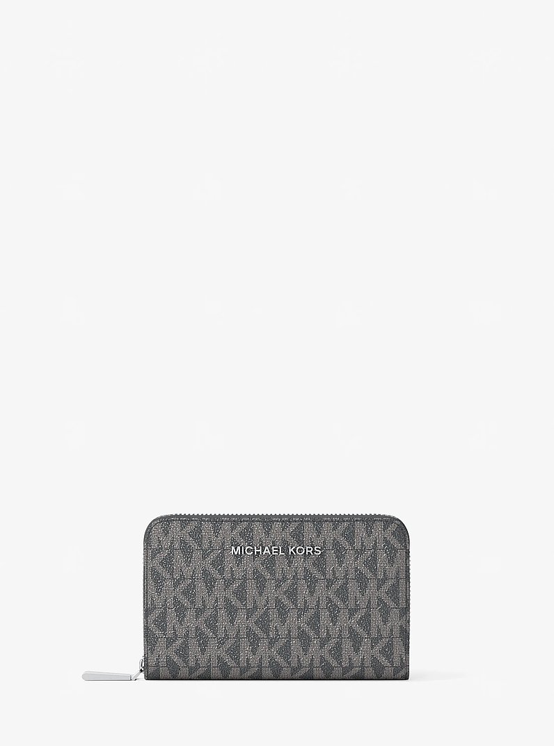 Small Logo Wallet in HEATHER GREY | Michael Kors