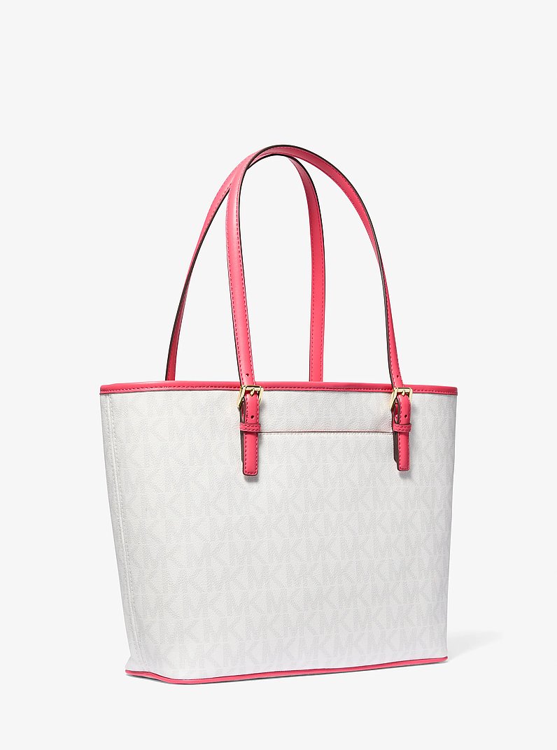 マイケルコース Jet Set Medium KORS Signature Logo Tote Bag in GERANIUM MULTI