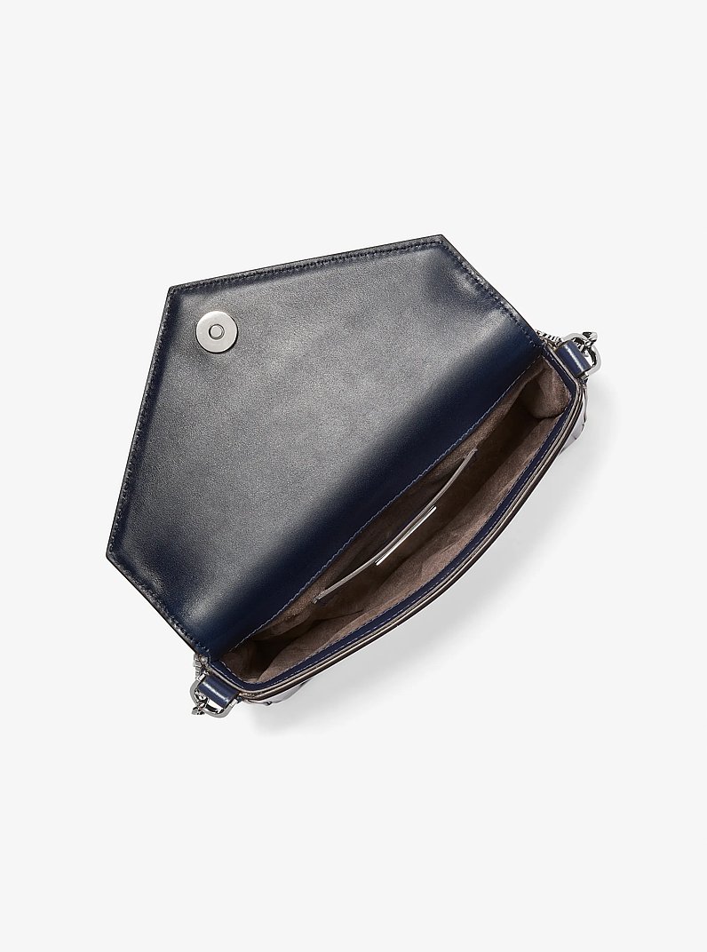 Schultertasche Manhatta aus Leder in MARITIM | Michael Kors
