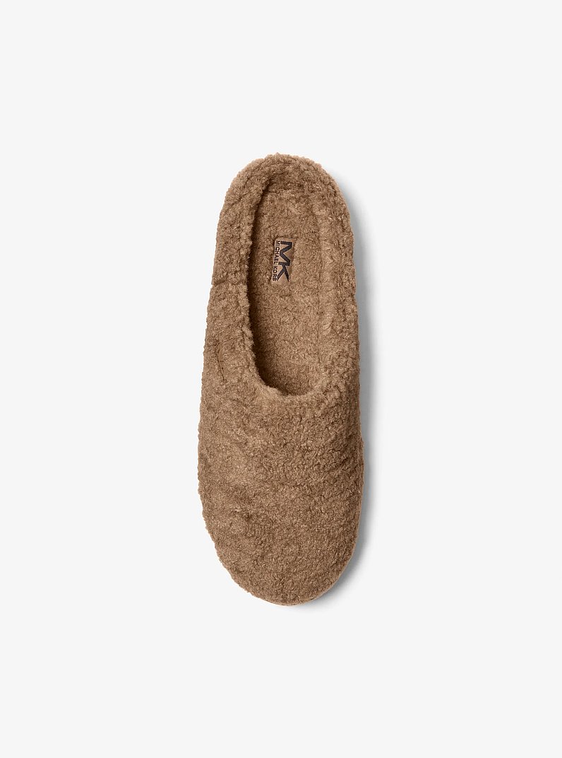 Seb Faux Shearling Slipper in DRIFTWOOD | Michael Kors