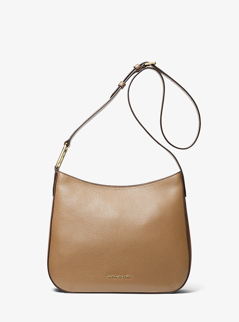Umh&auml;ngetasche Kensington Large aus gekrispeltem Leder in HUSK | Michael Kors