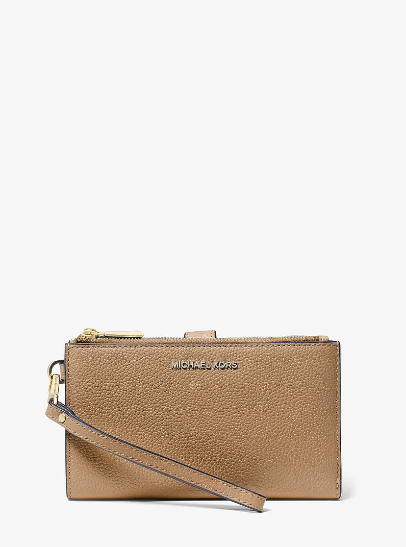 Adele Leather Smartphone Wallet in HUSK | Michael Kors