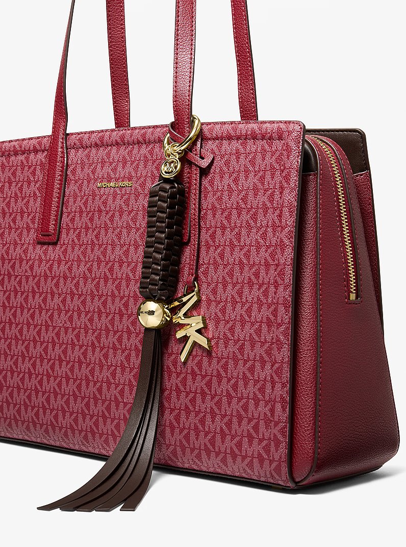 Colgante de borla tejida in CHOCOLATE | Michael Kors